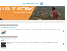 Tablet Screenshot of cajondehistorias.com